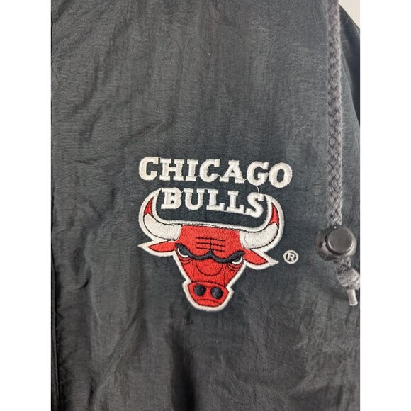 Vintage 1990s Chicago Bulls Zip Up Jacket - Size Large - Picture 3 of 11